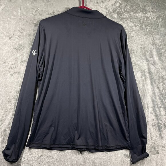 G/FORE Golf Long Sleeve Womens X-Large Full Zip Pullove Top Black Stretch - Picture 6 of 10